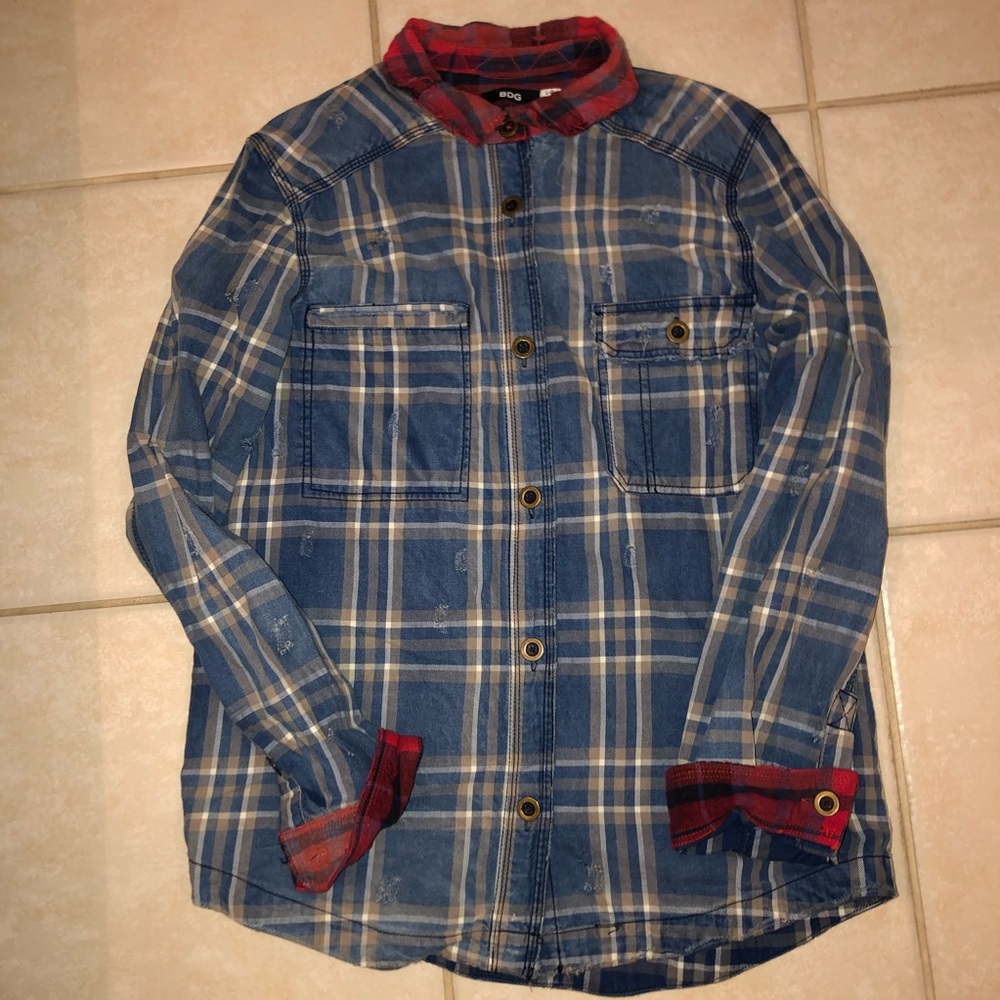 BDG Distressed Flannel